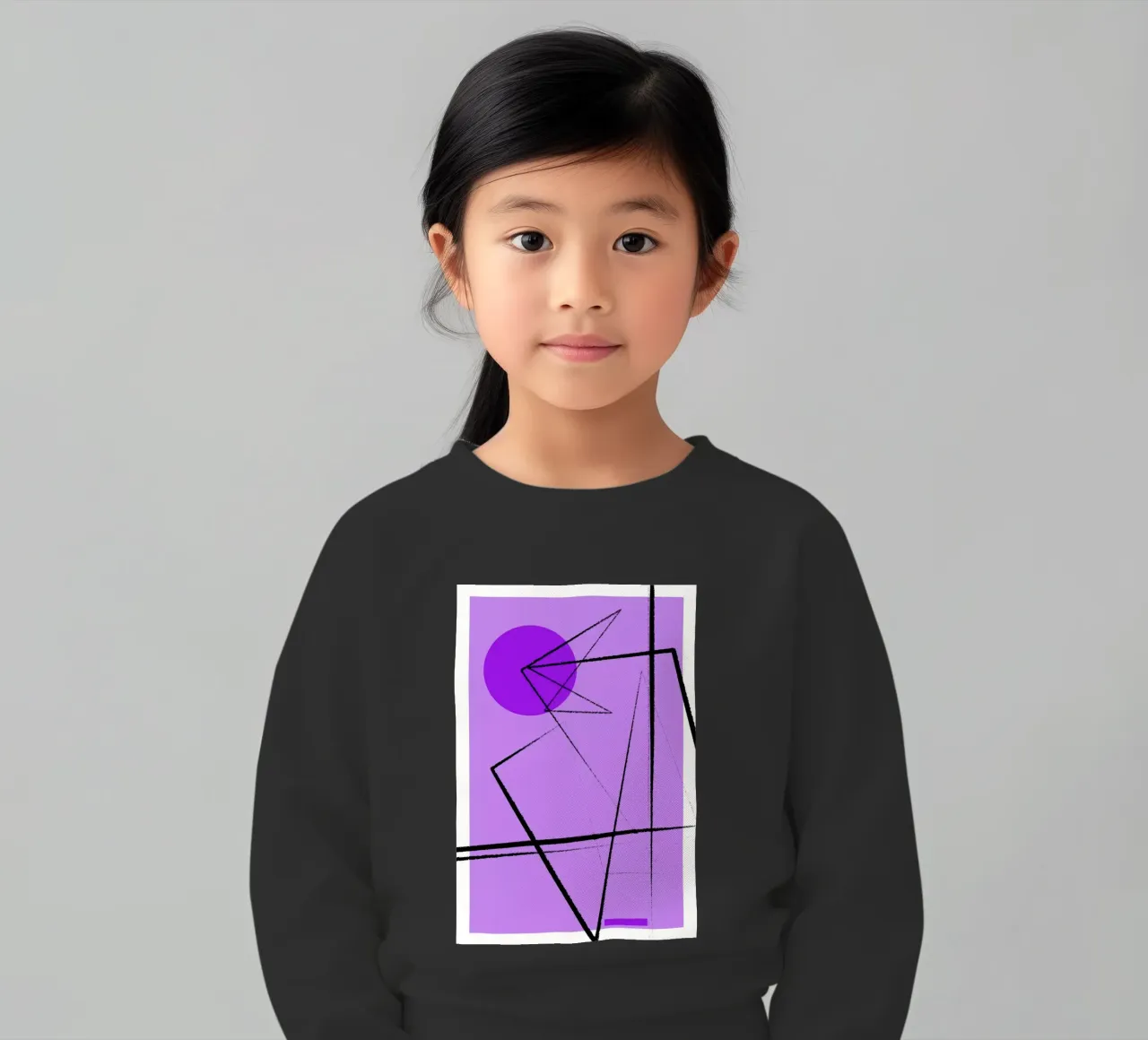 Angular Lines No 26 Kinder Sweatshirt von treechild