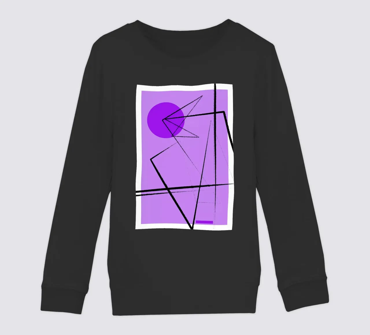 Angular Lines No 26 Kinder Sweatshirt von treechild