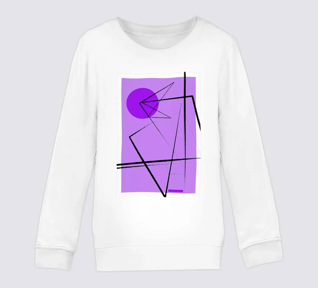 Angular Lines No 26 Kinder Sweatshirt von treechild