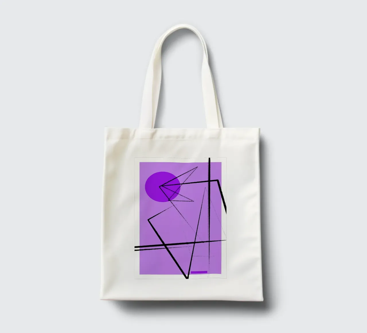 Angular Lines No 26 Jutebeutel von treechild