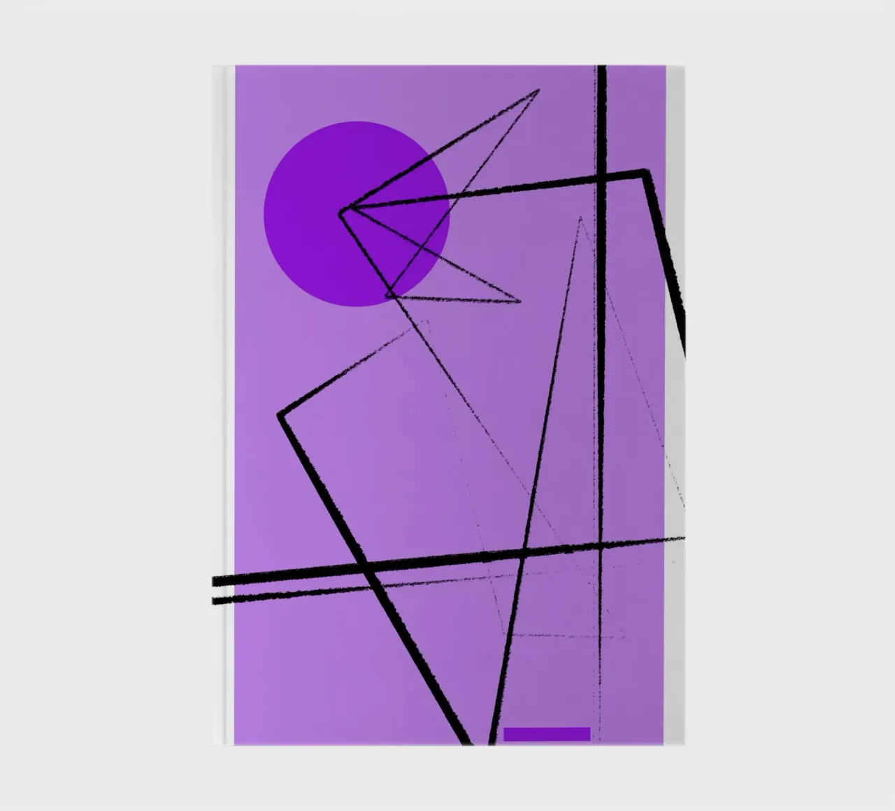 Angular Lines No 26 Notizbuch von treechild