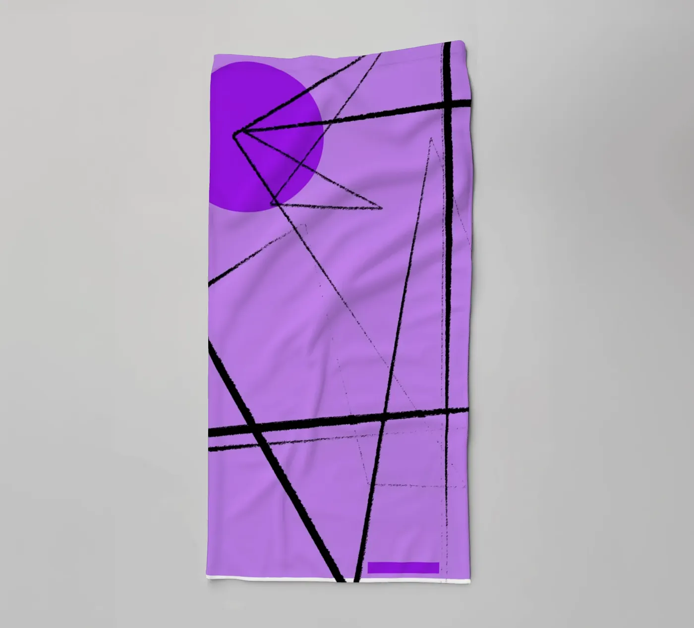 Angular Lines No 26 badhanddoek van treechild