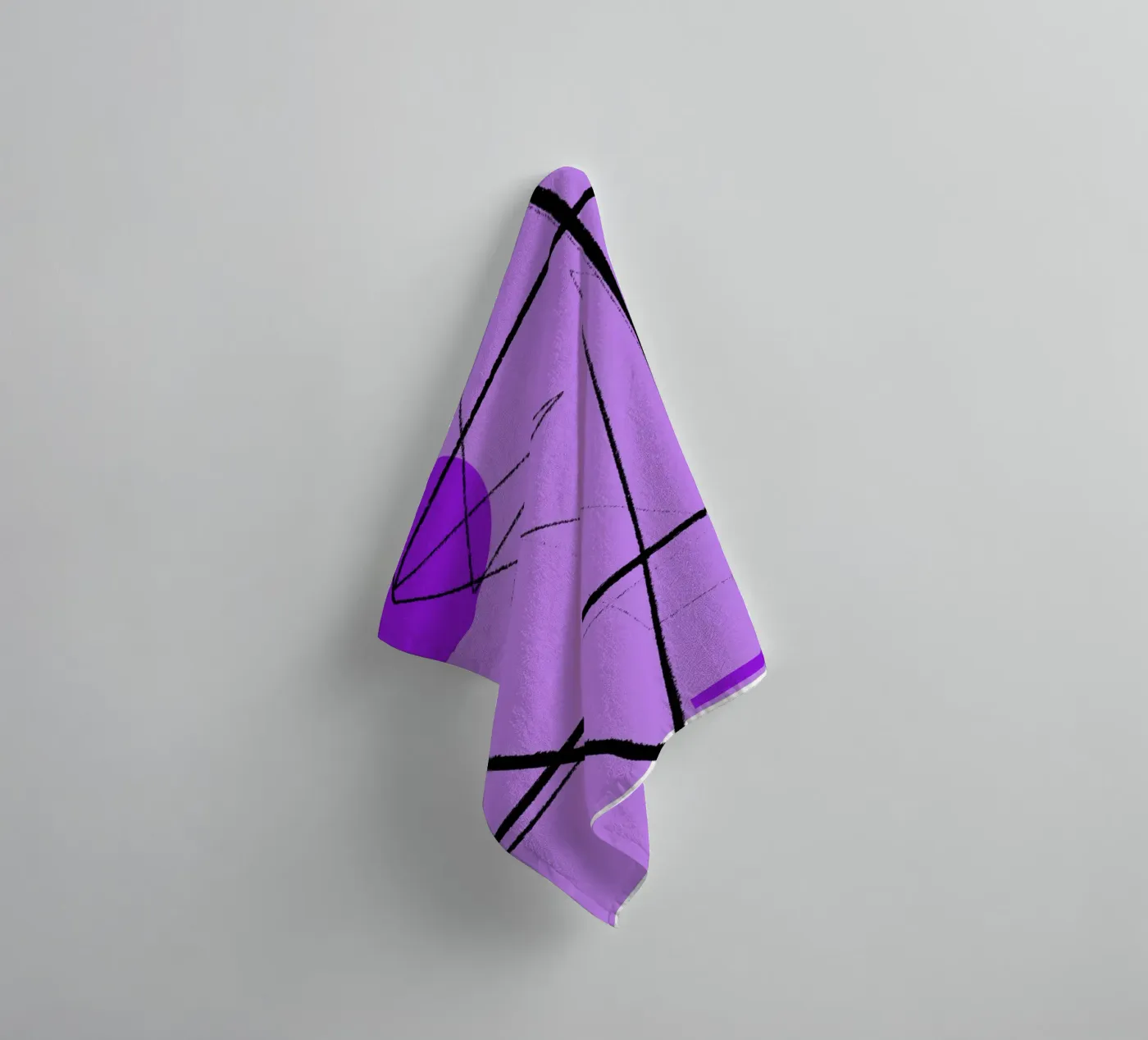 Angular Lines No 26 badhanddoek van treechild