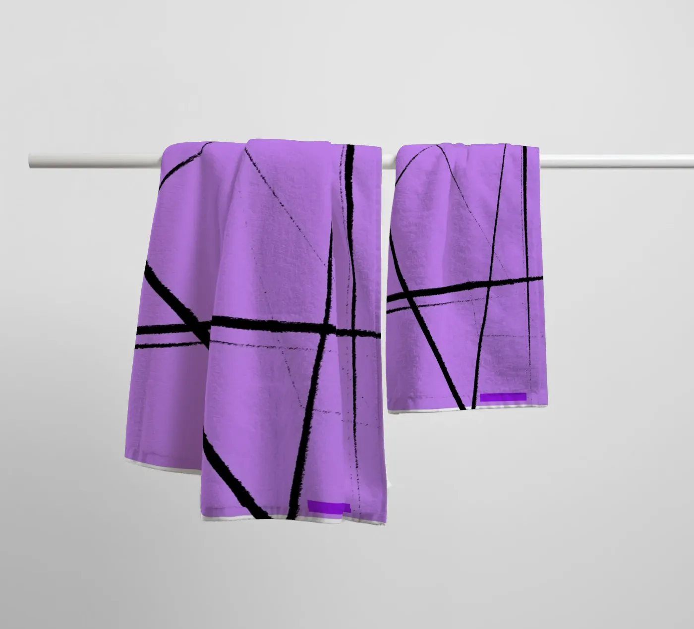 Angular Lines No 26 towel by treechild