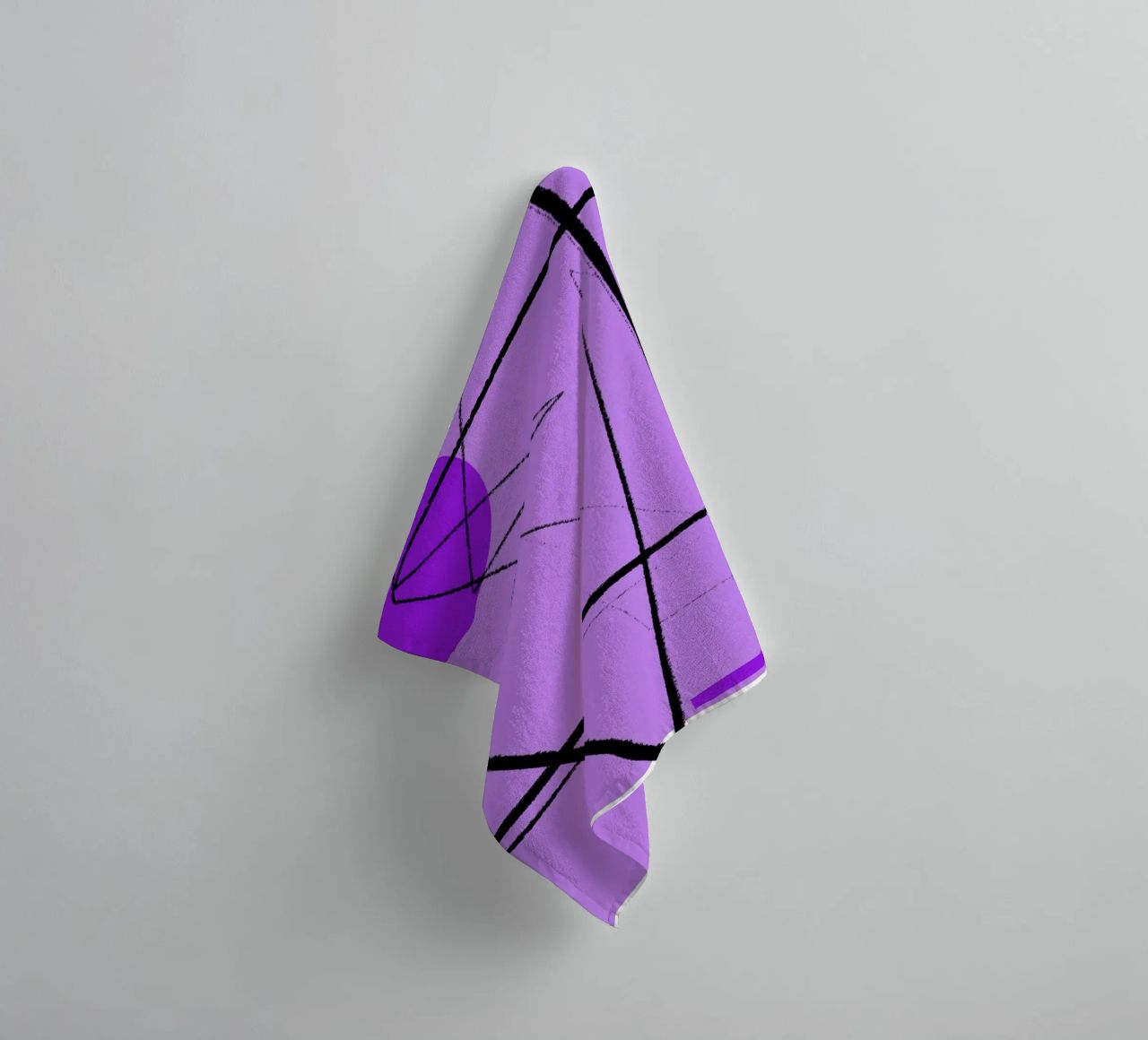 Angular Lines No 26 badhanddoek van treechild