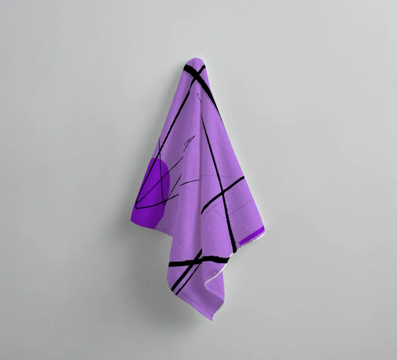 Angular Lines No 26 asciugamano da bagno da treechild