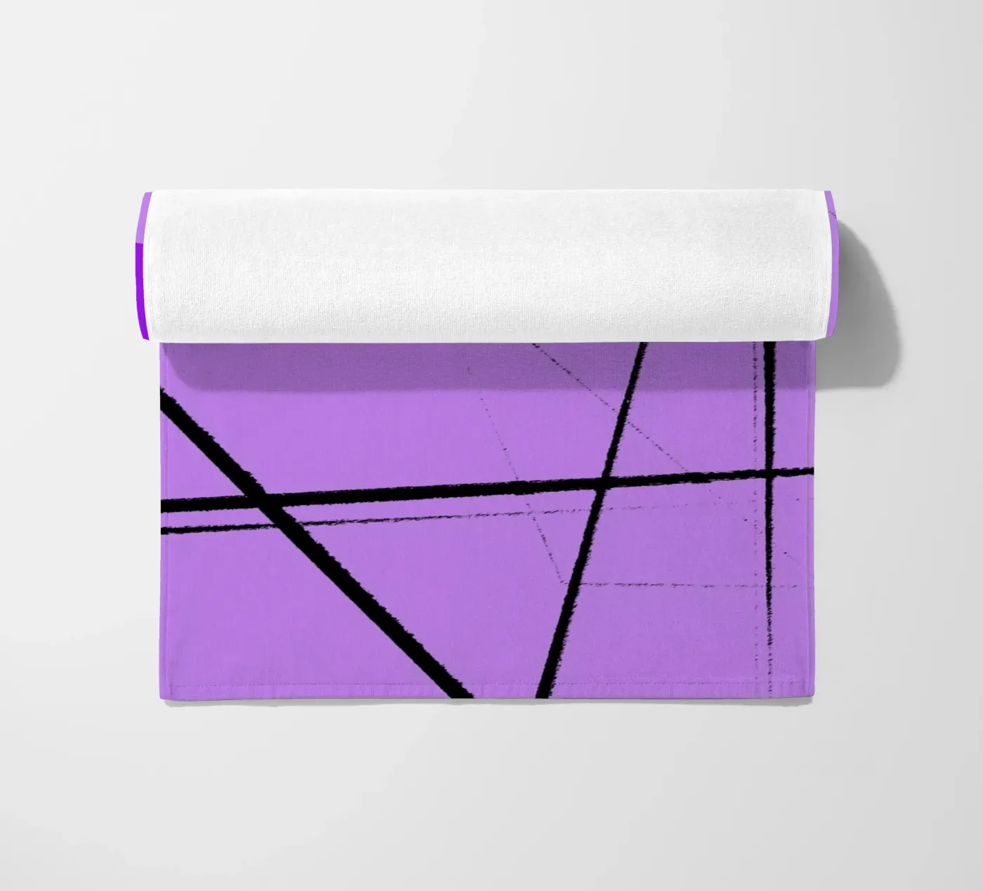 Angular Lines No 26 Strandtuch von treechild