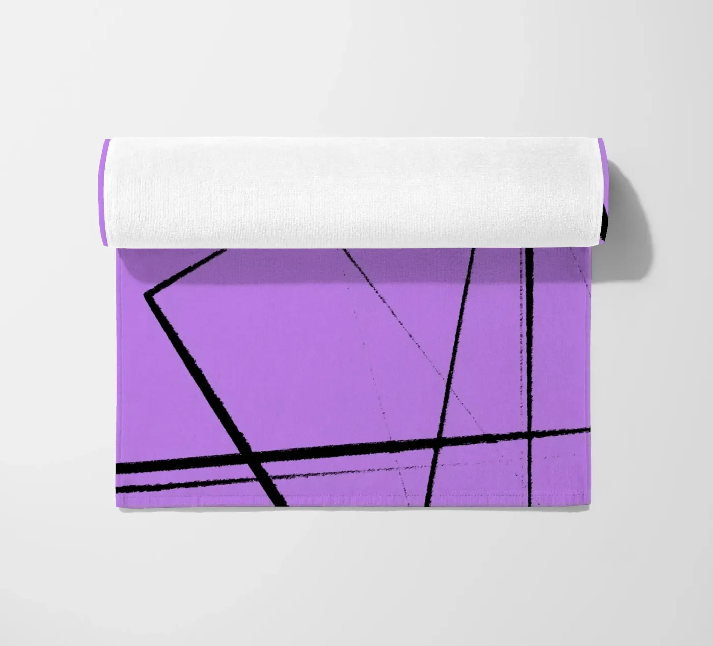 Angular Lines No 26 Strandtuch von treechild