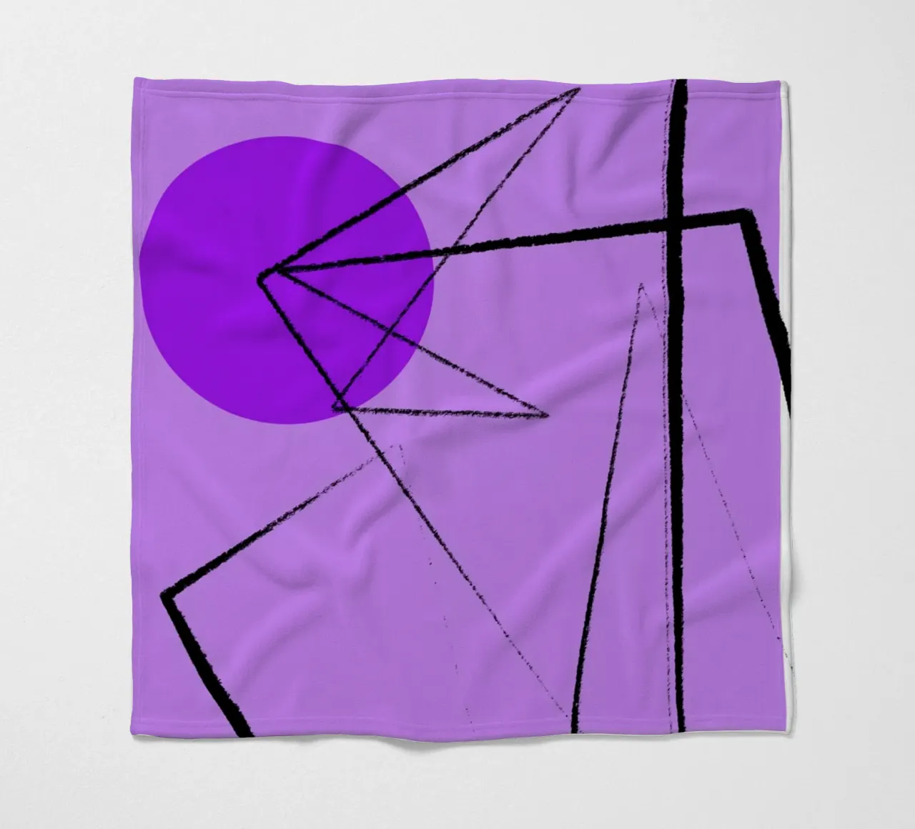 Angular Lines No 26 Fleecedecke von treechild