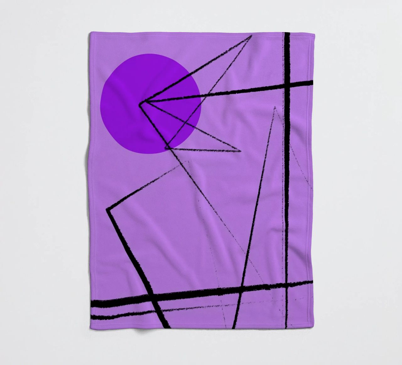 Angular Lines No 26 fleecedeken van treechild