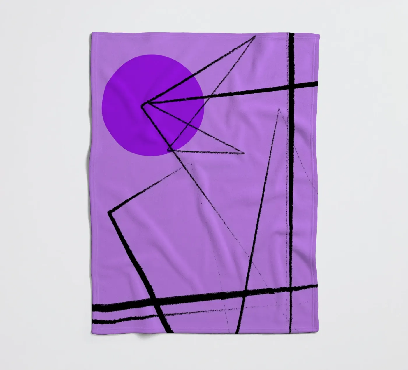 Angular Lines No 26 Fleecedecke von treechild