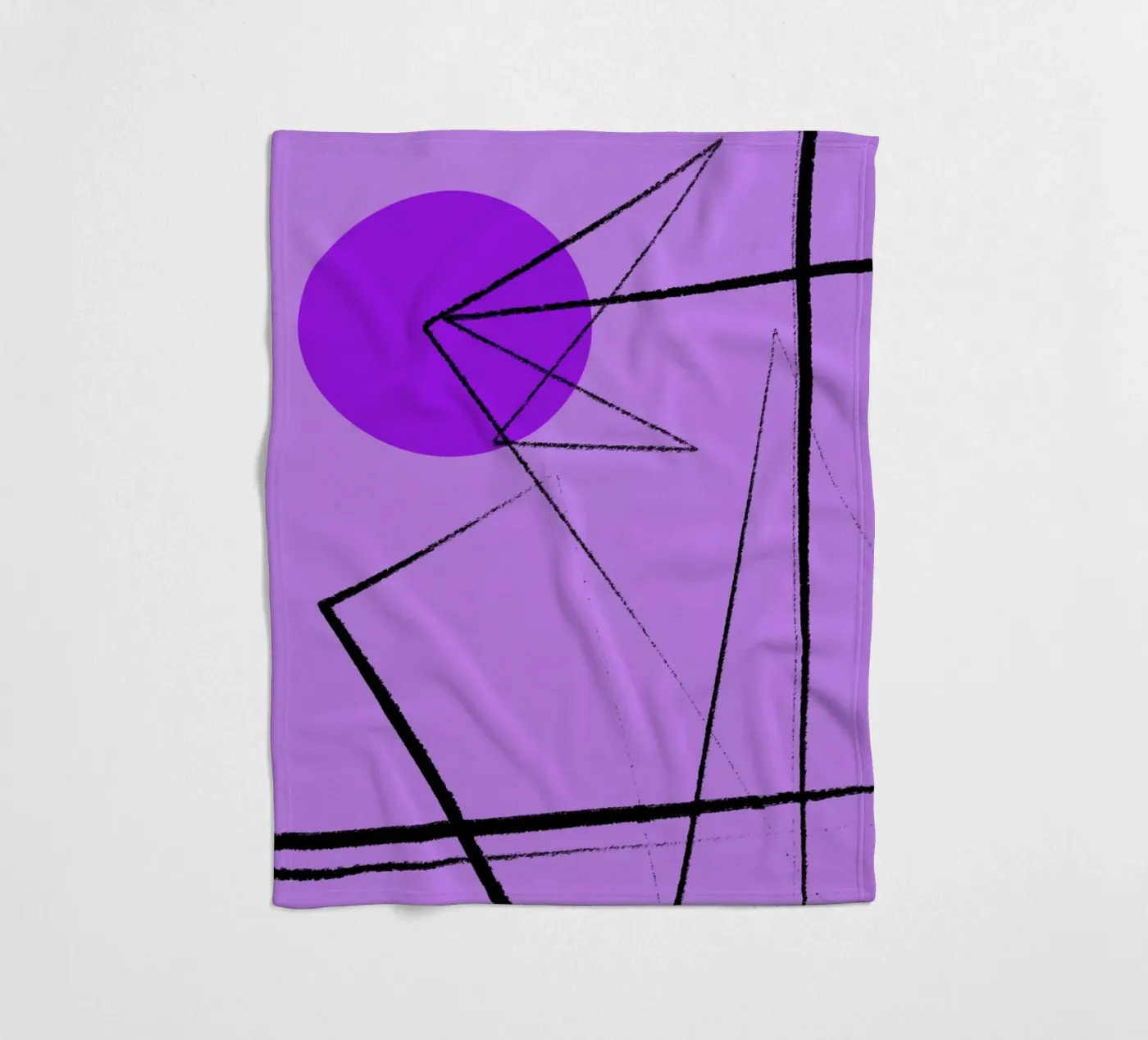 Angular Lines No 26 Fleecedecke von treechild