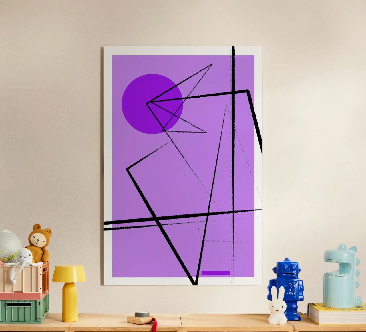 Angular Lines No 26 acryl van treechild