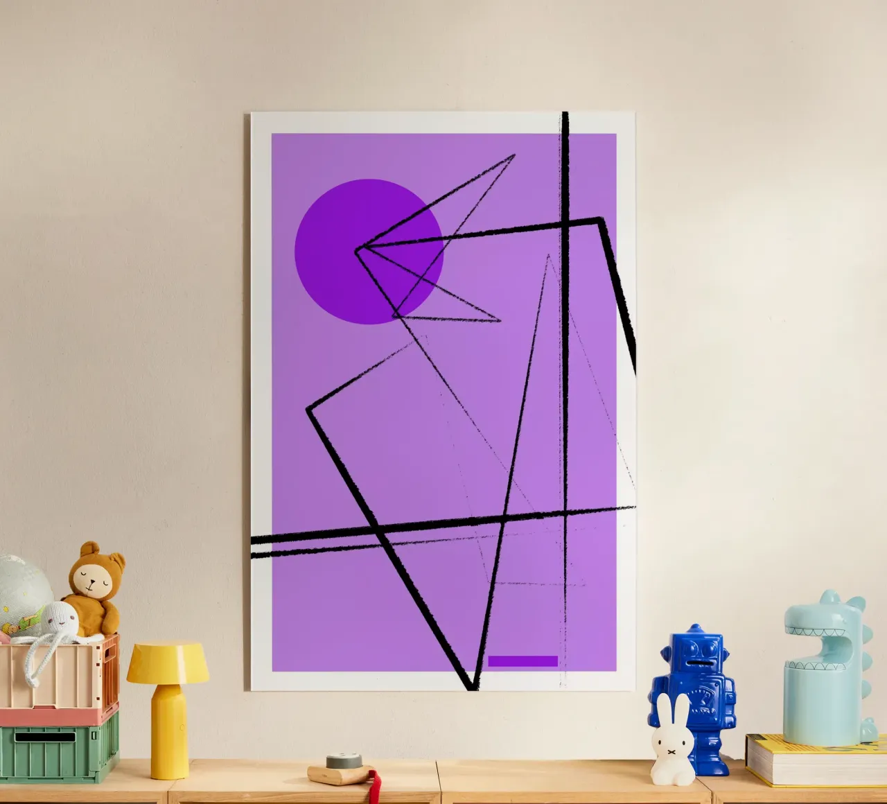 Angular Lines No 26 acrylic glass by treechild