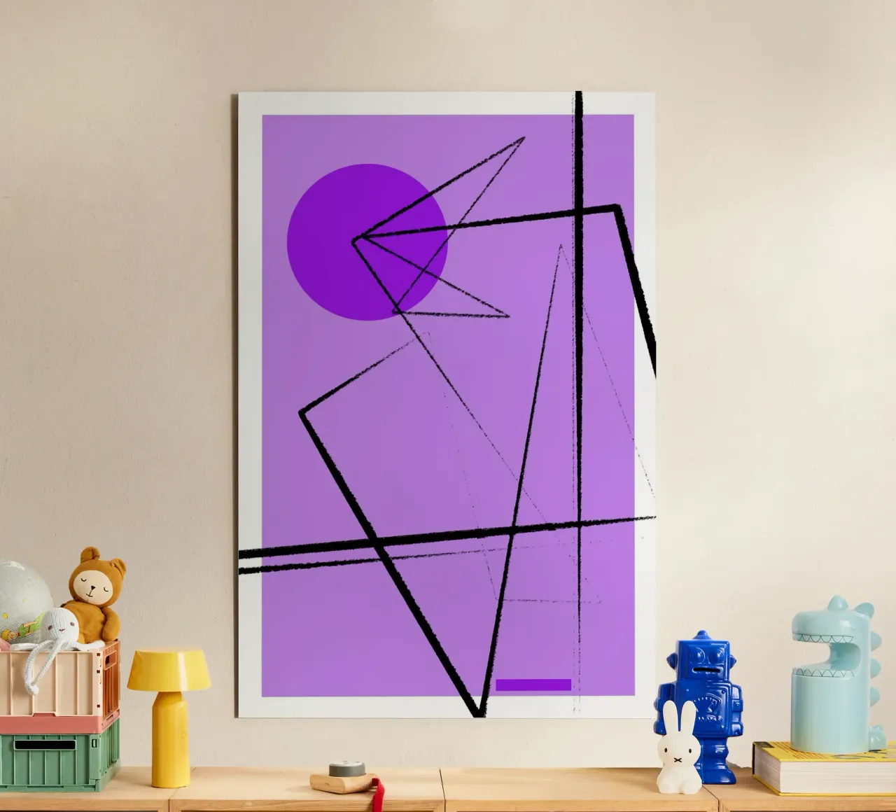 Angular Lines No 26 alluminio dibond da treechild