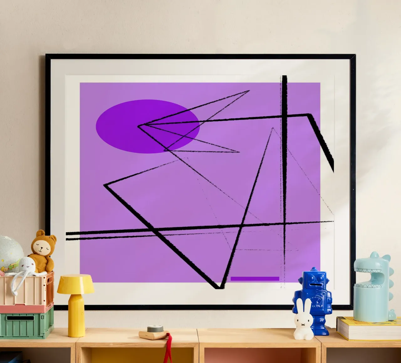 Angular Lines No 26 hahnemühle van treechild