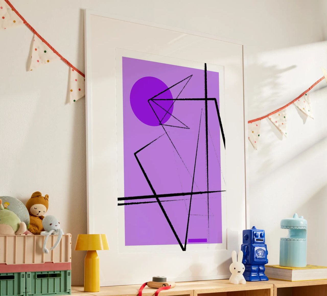 Angular Lines No 26 poster van treechild