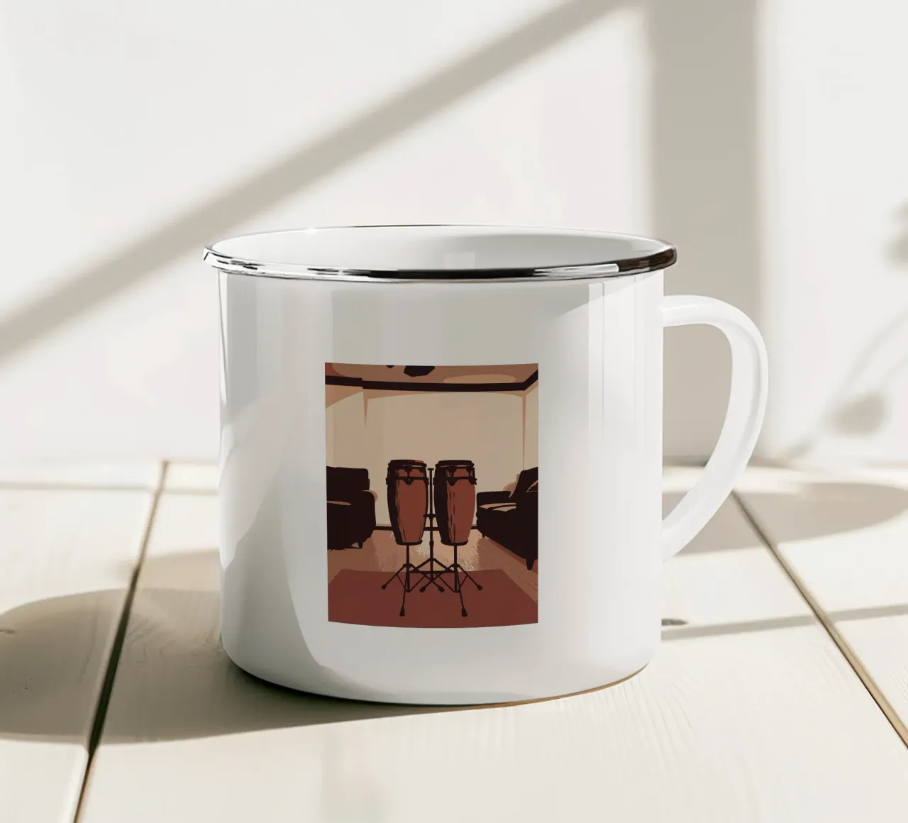 Strumento musicale Conga tazza in smalto da MUSIC EDITION