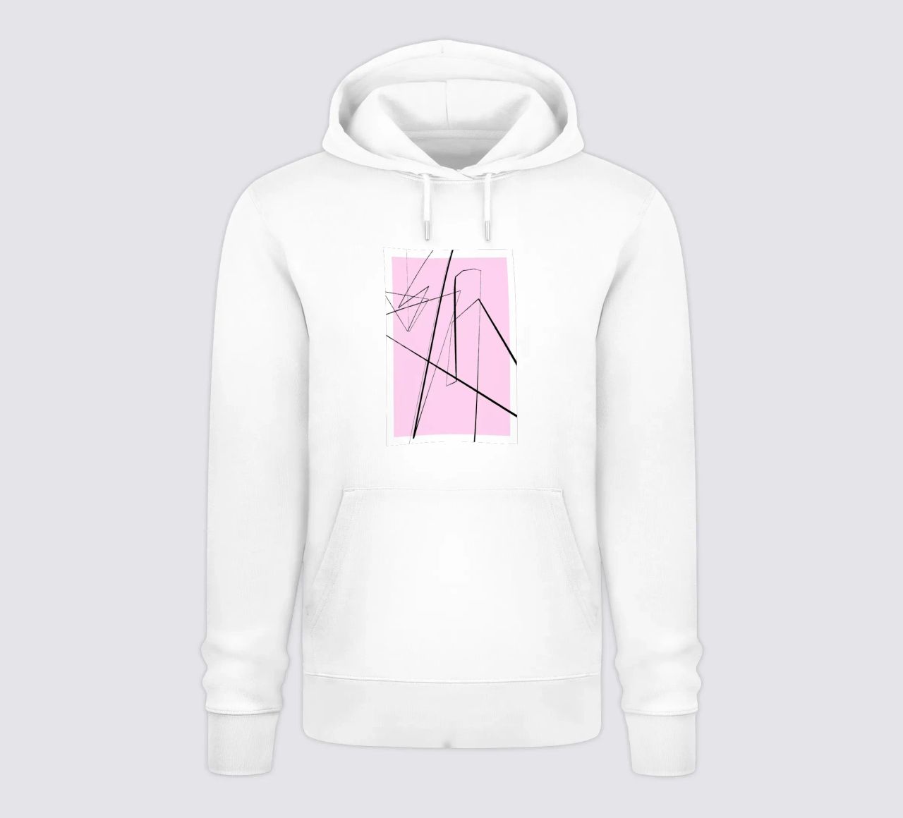 Angular Lines No 4 felpa con cappuccio da treechild