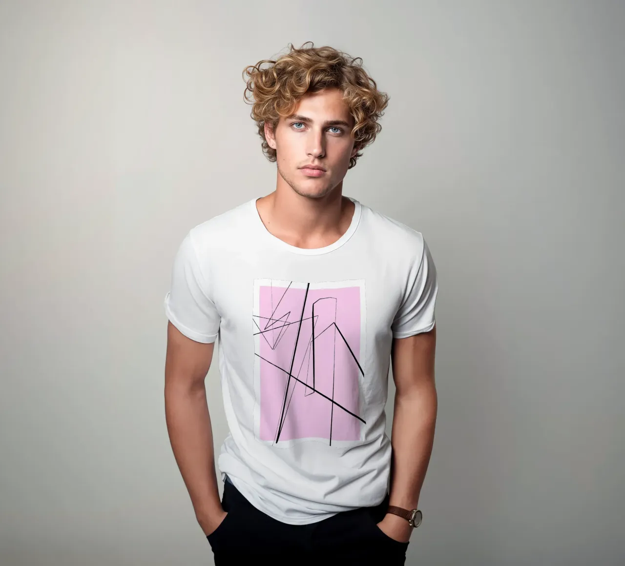Angular Lines No 4 t-shirt da treechild