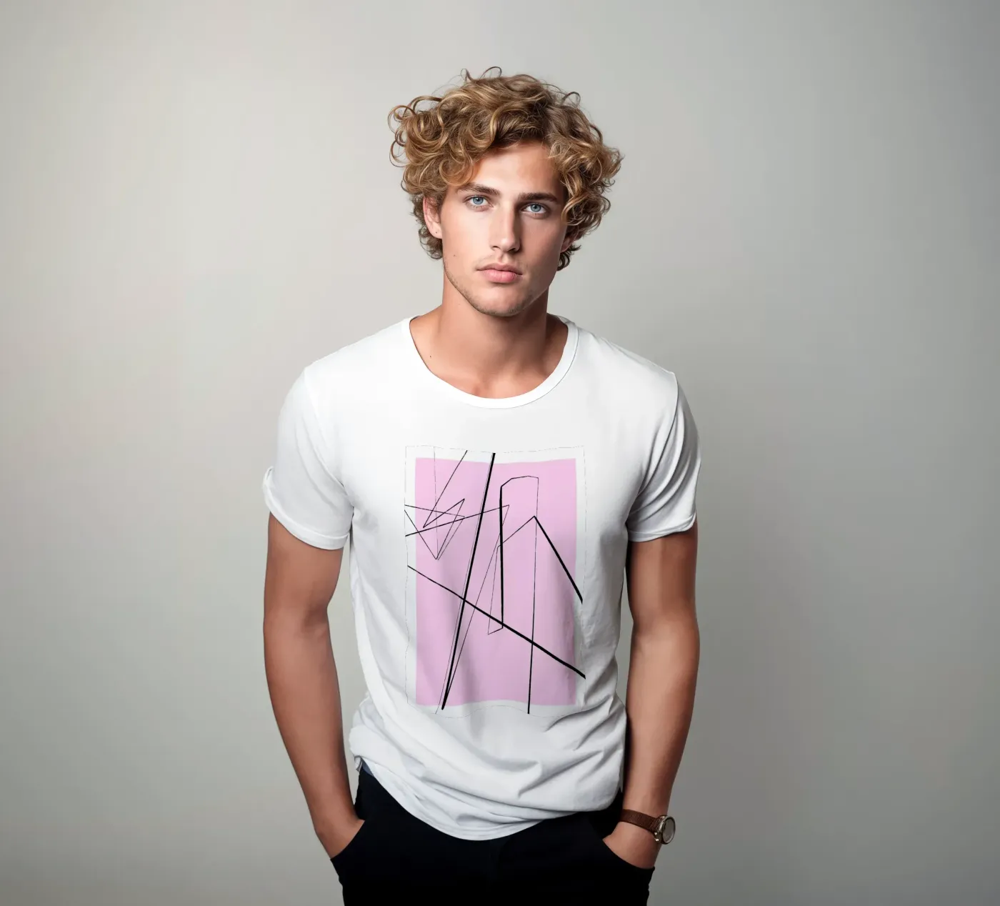 Angular Lines No 4 t-shirt da treechild