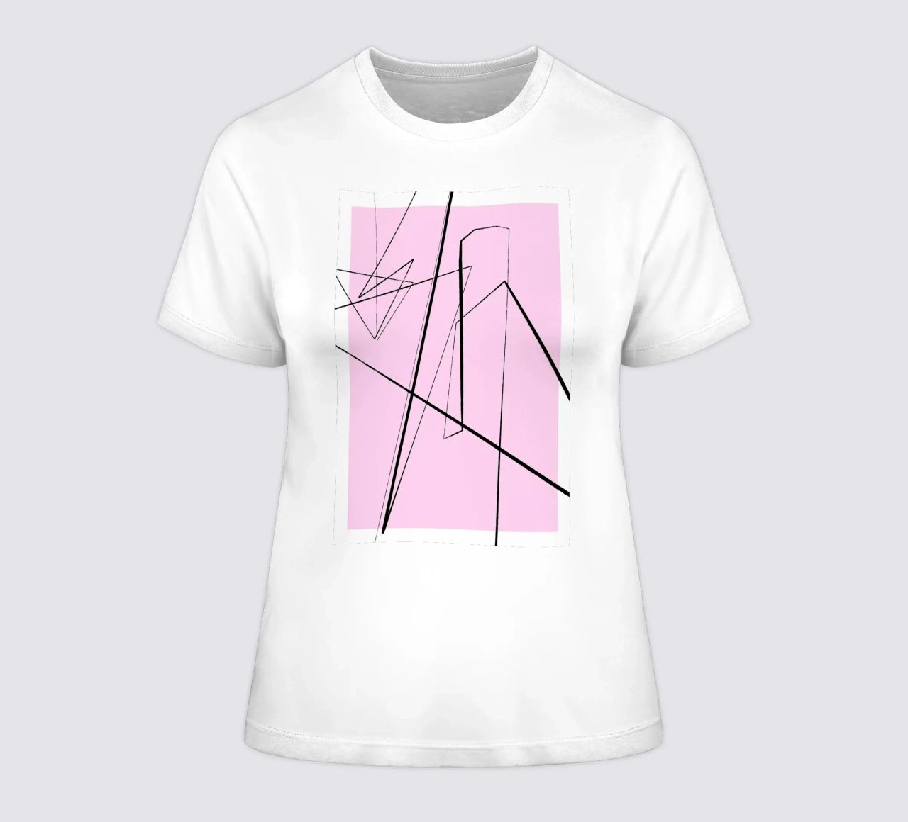 Angular Lines No 4 t-shirt da donna da treechild