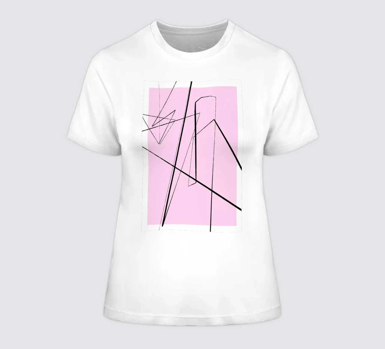 Angular Lines No 4 t-shirt da donna da treechild