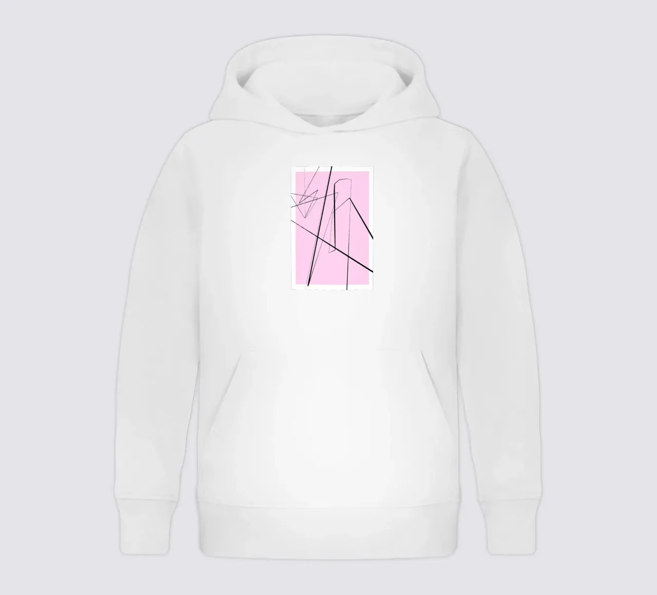 Angular Lines No 4 felpa bambino con cappuccio da treechild