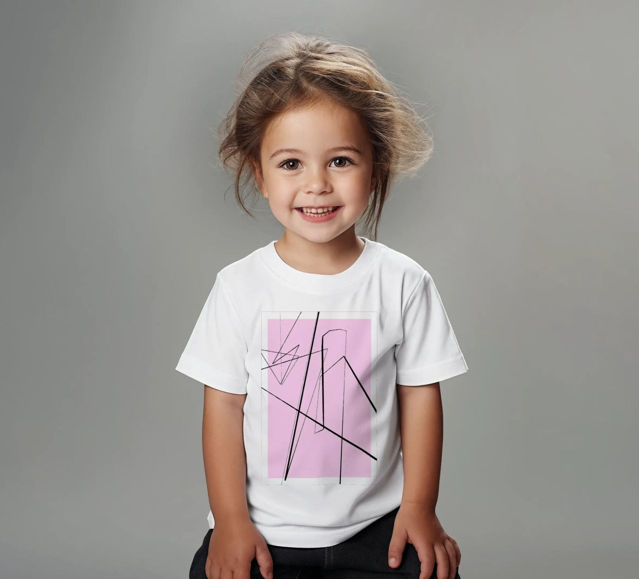 Angular Lines No 4 t-shirt bambini da treechild