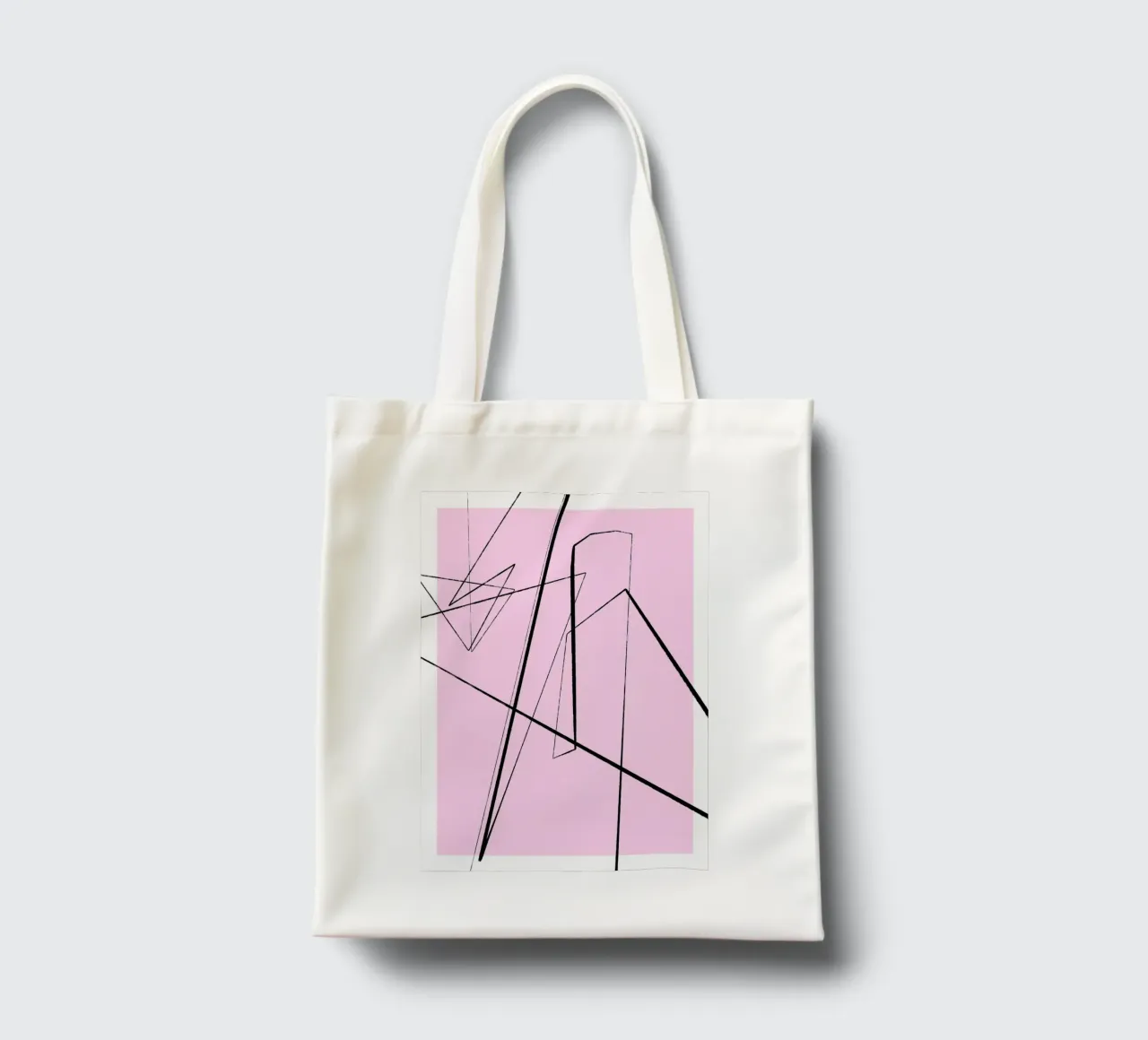 Angular Lines No 4 jute draagtas van treechild