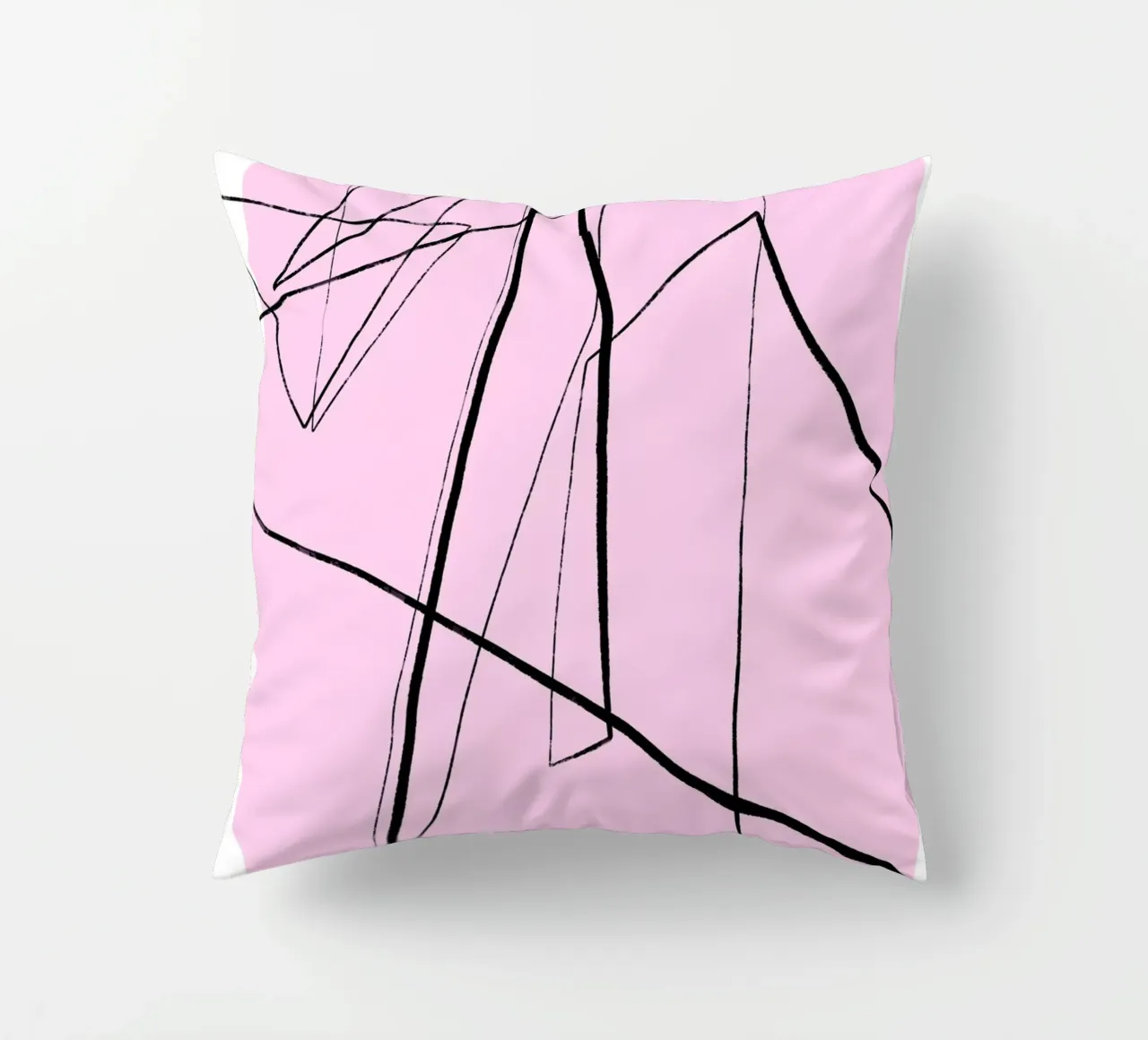 Angular Lines No 4 Kissen von treechild