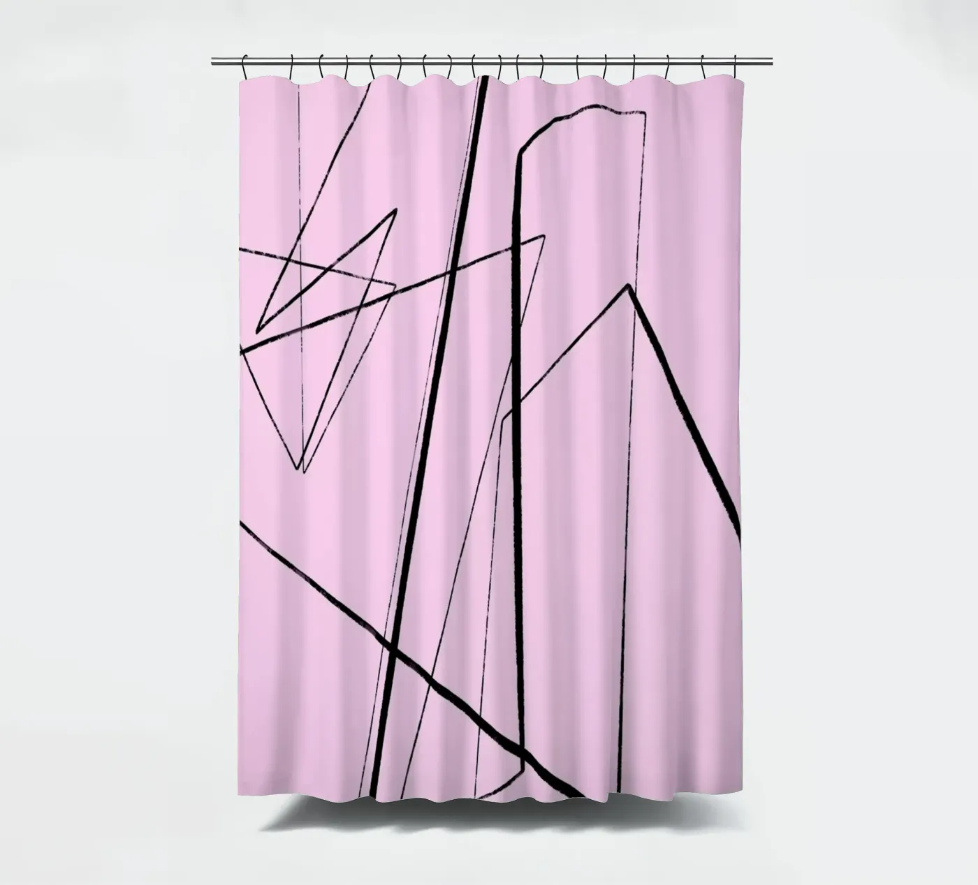 Angular Lines No 4 Duschvorhang von treechild