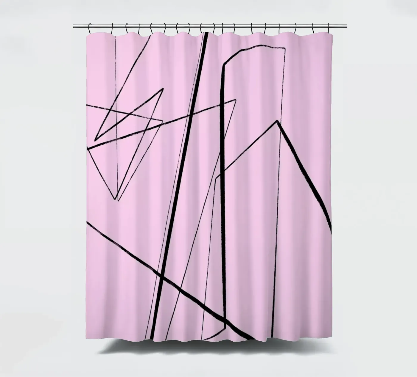 Angular Lines No 4 Duschvorhang von treechild