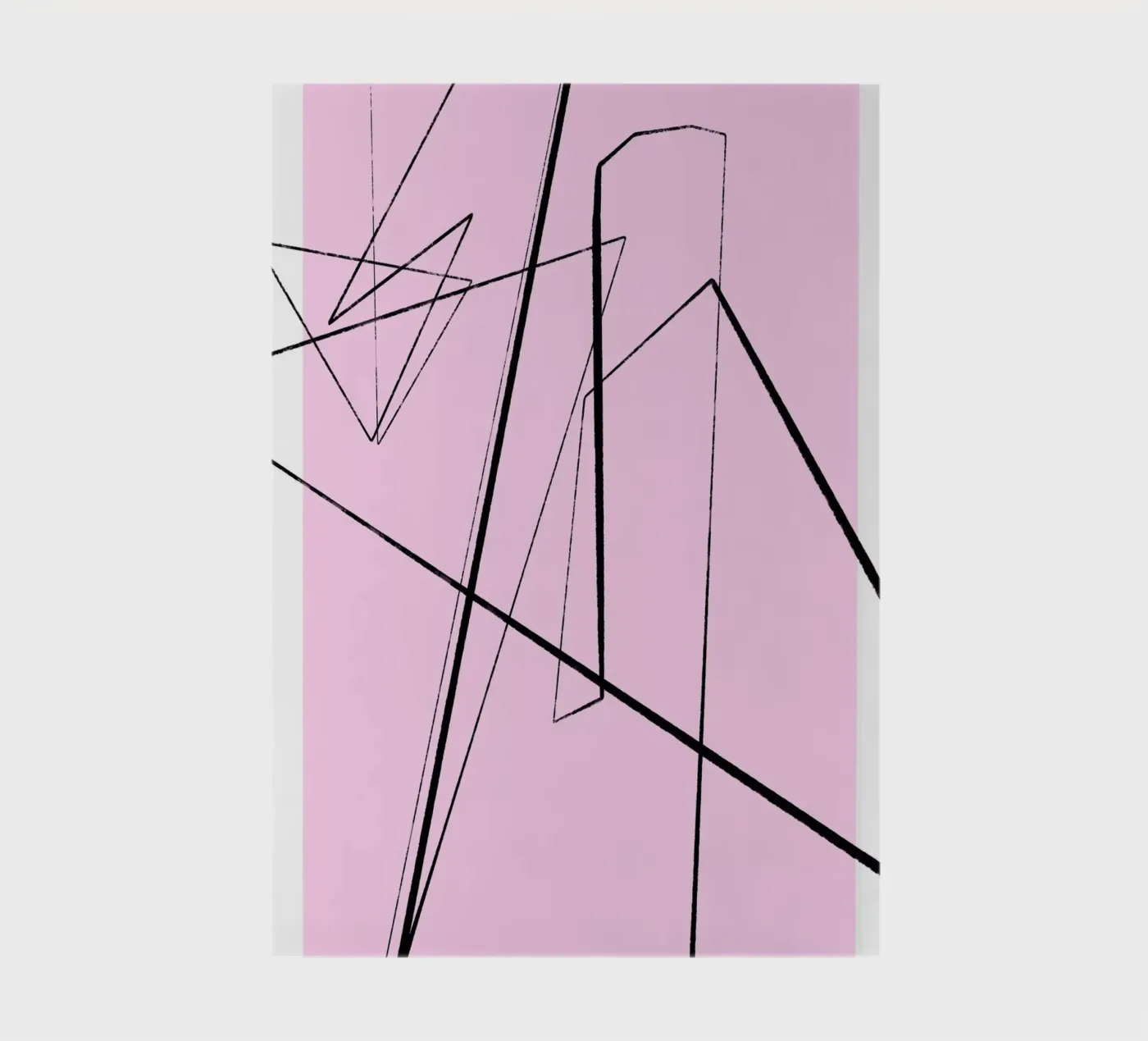 Angular Lines No 4 notebook by treechild