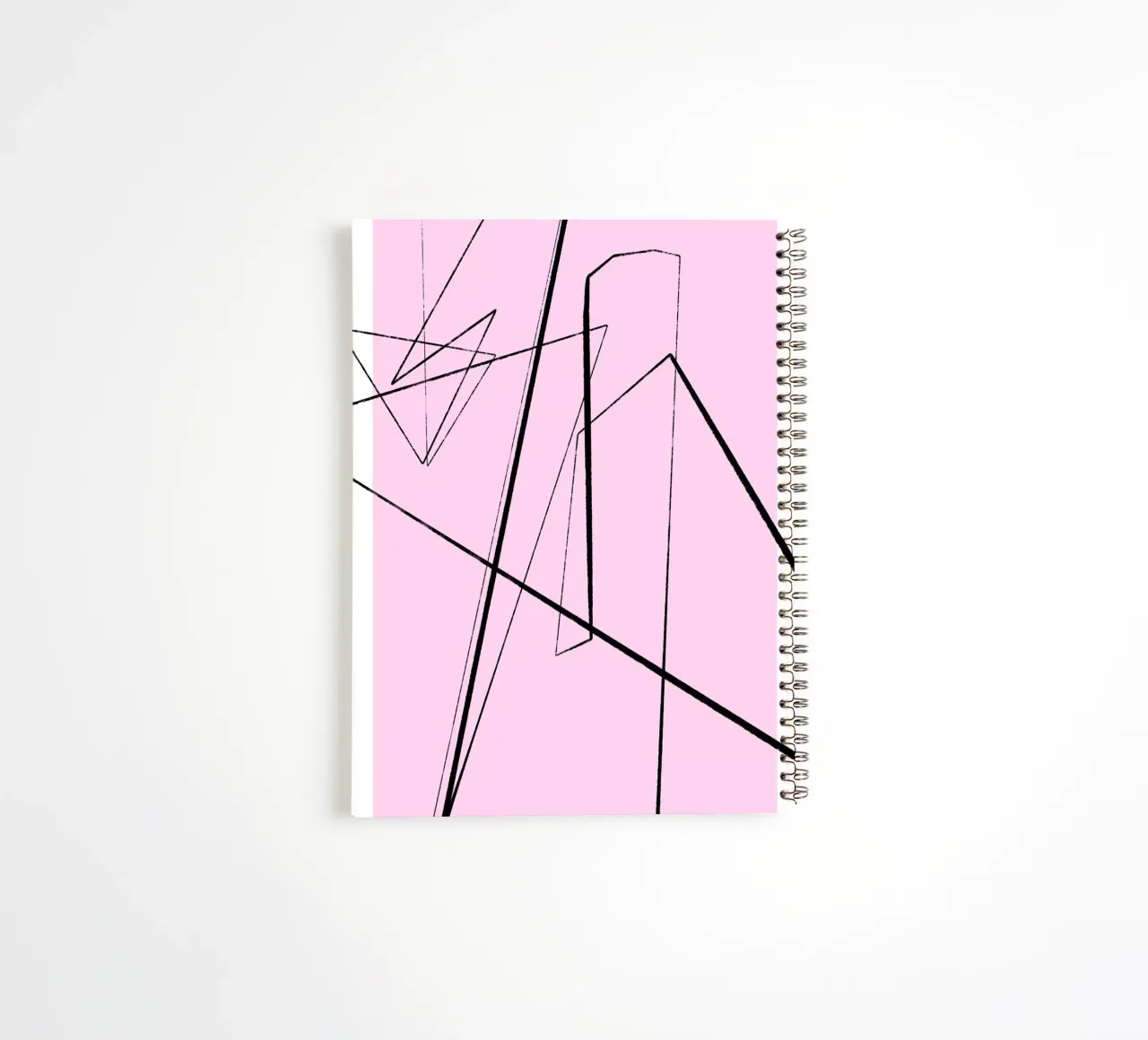 Angular Lines No 4 spiral notebook by treechild