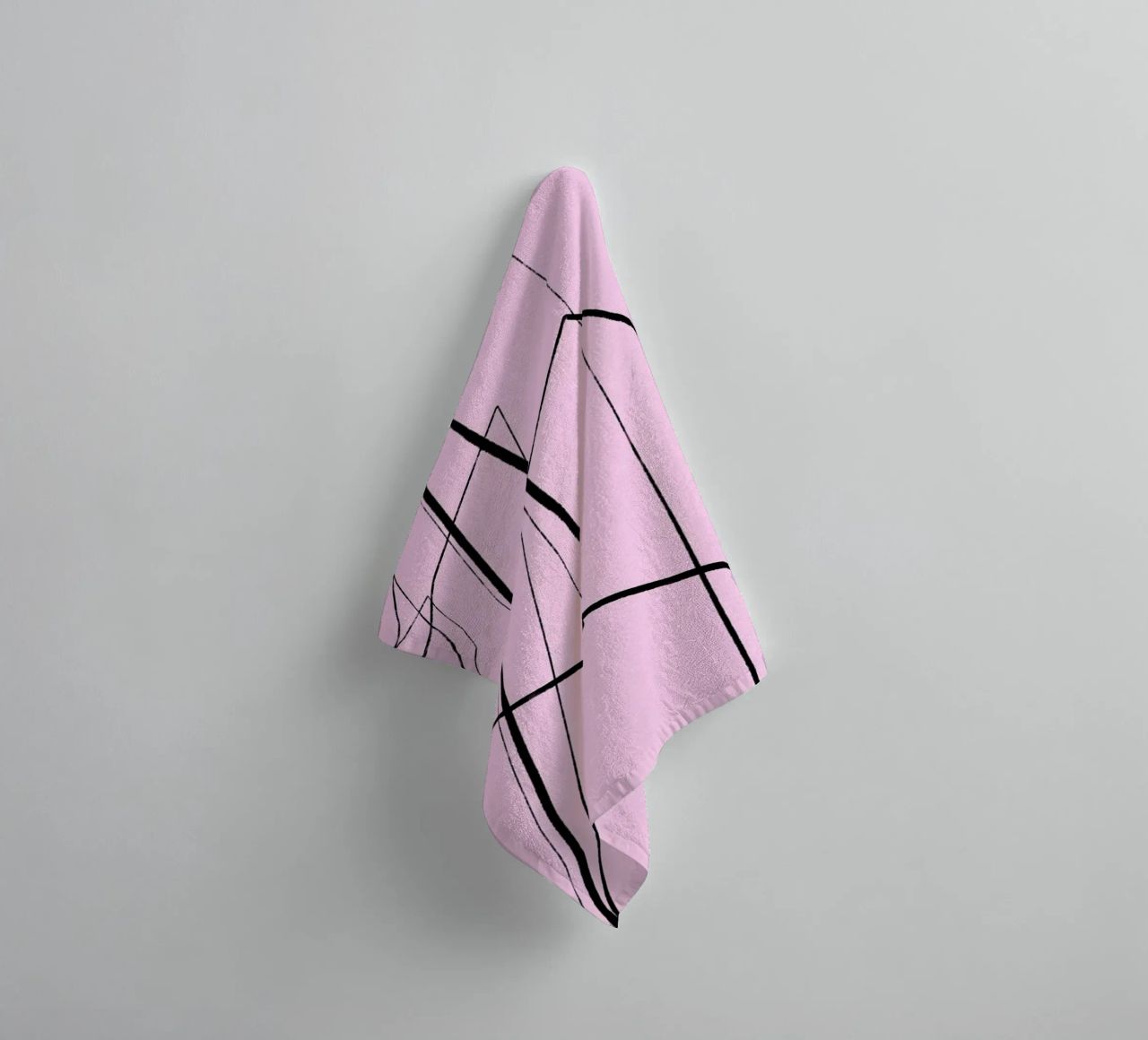Angular Lines No 4 asciugamano da bagno da treechild