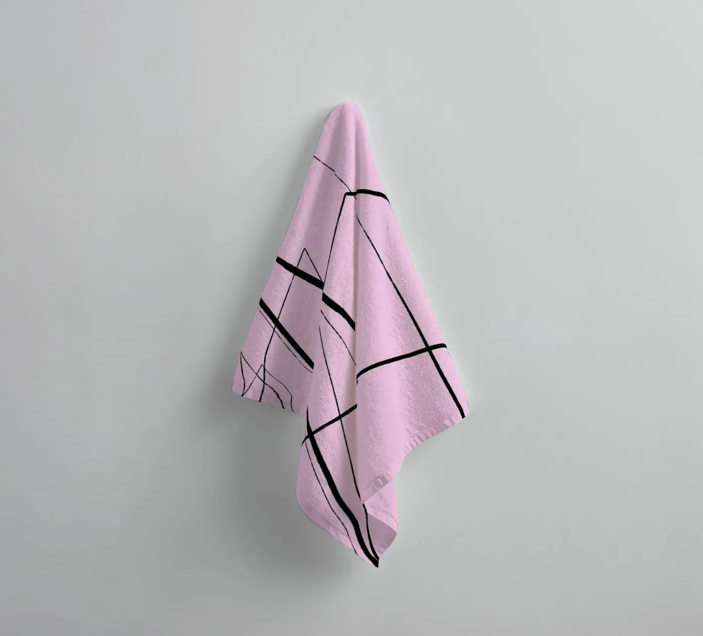Angular Lines No 4 towel by treechild