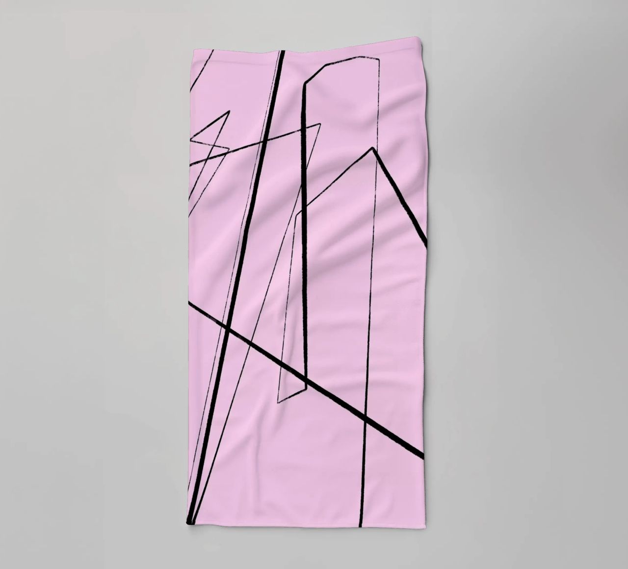 Angular Lines No 4 asciugamano da bagno da treechild