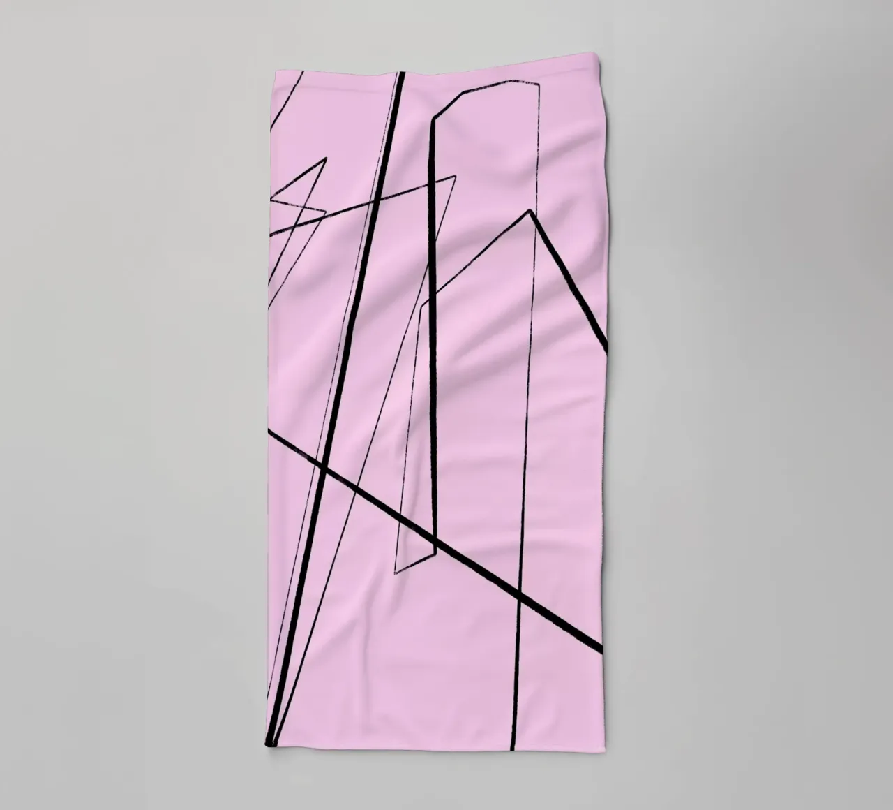 Angular Lines No 4 asciugamano da bagno da treechild