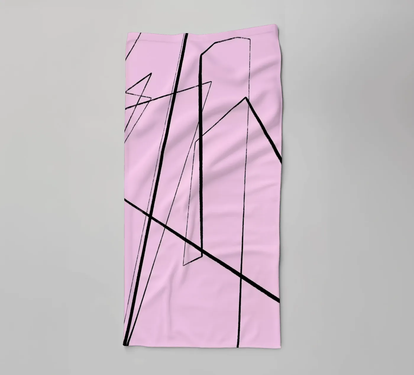 Angular Lines No 4 badhanddoek van treechild