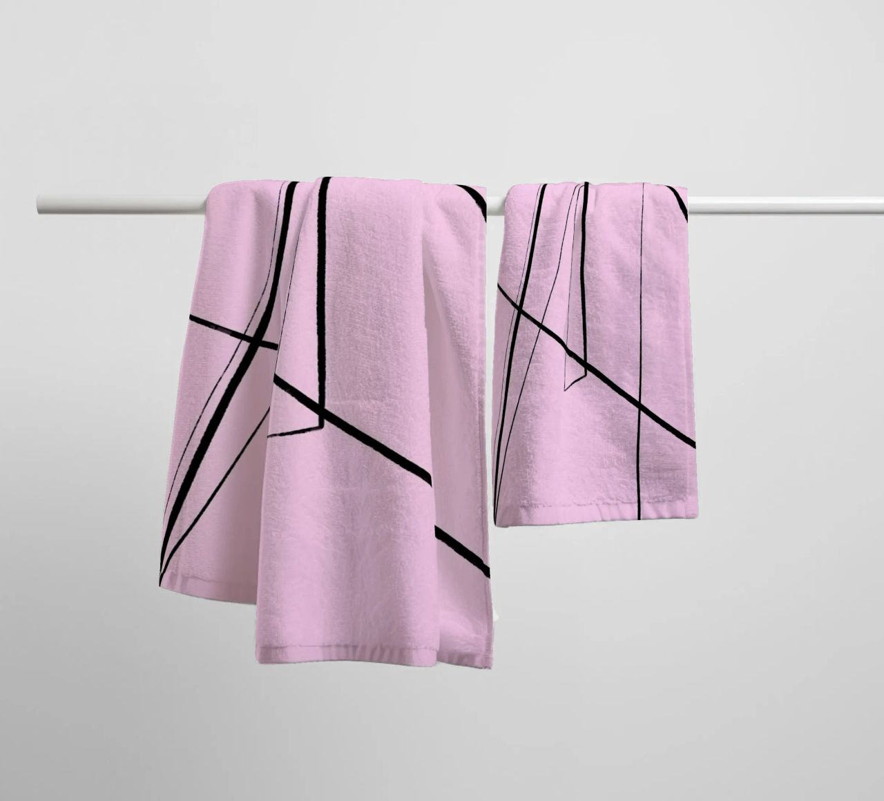 Angular Lines No 4 asciugamano da bagno da treechild