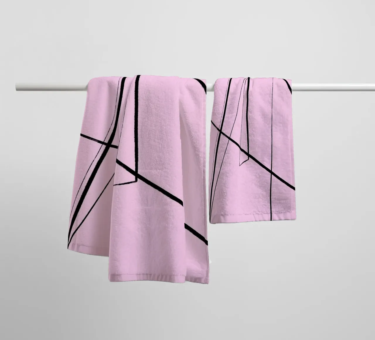 Angular Lines No 4 towel by treechild