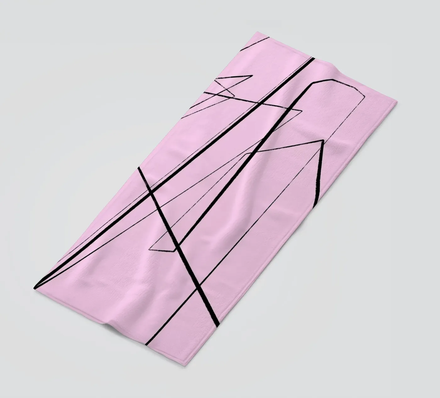 Angular Lines No 4 Strandtuch von treechild