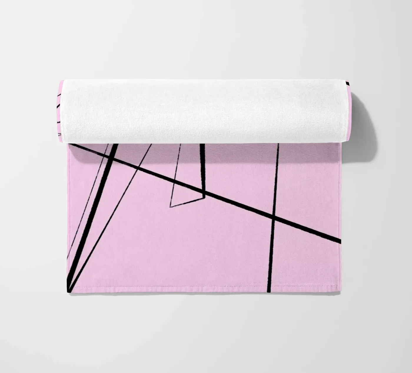 Angular Lines No 4 Strandtuch von treechild