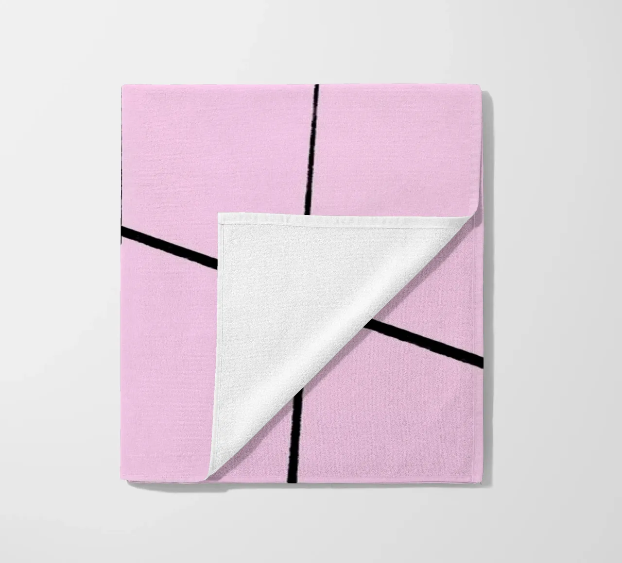 Angular Lines No 4 serviette de plage de treechild