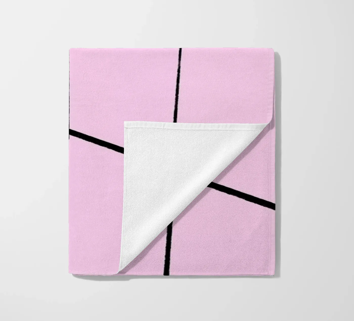 Angular Lines No 4 Strandtuch von treechild