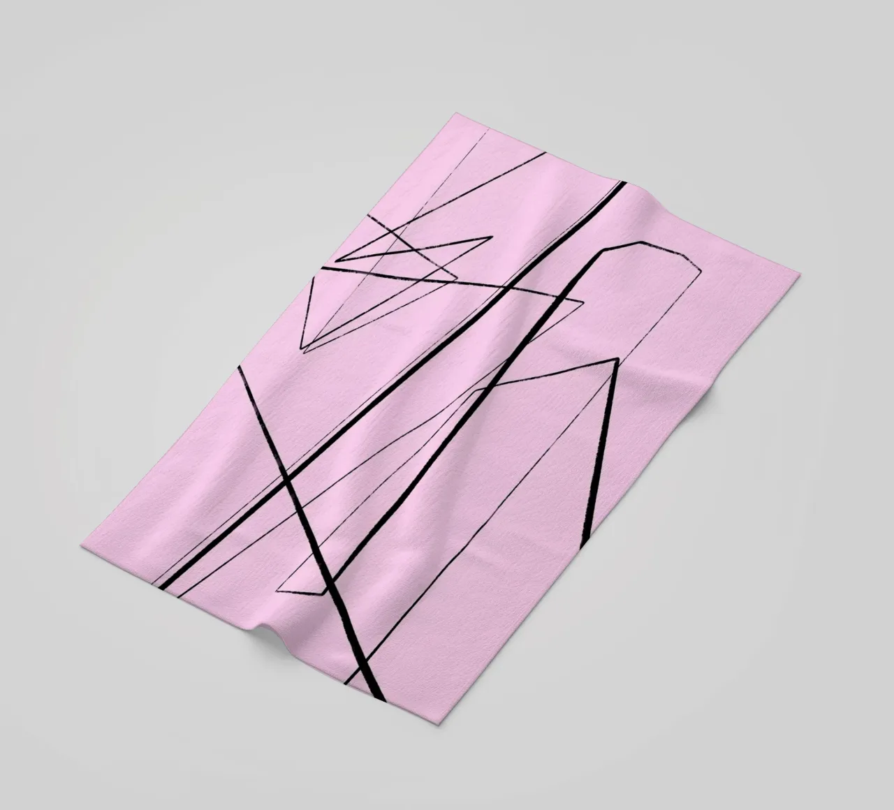 Angular Lines No 4 strandhanddoek van treechild