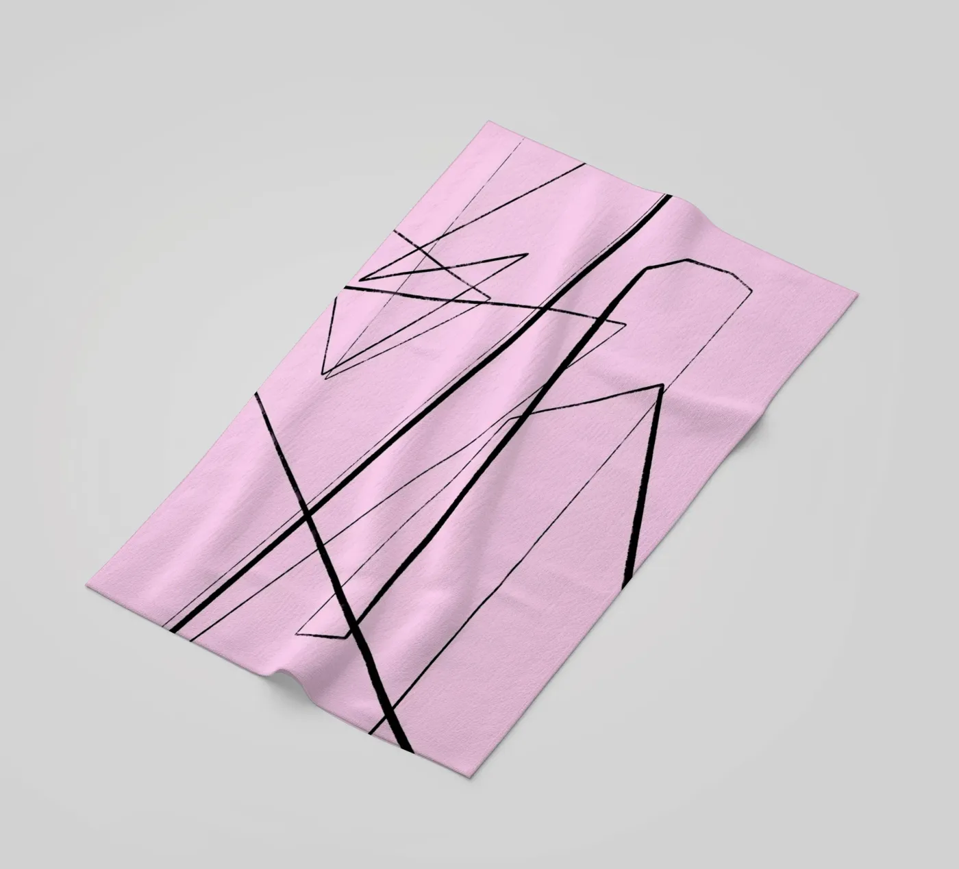 Angular Lines No 4 Strandtuch von treechild