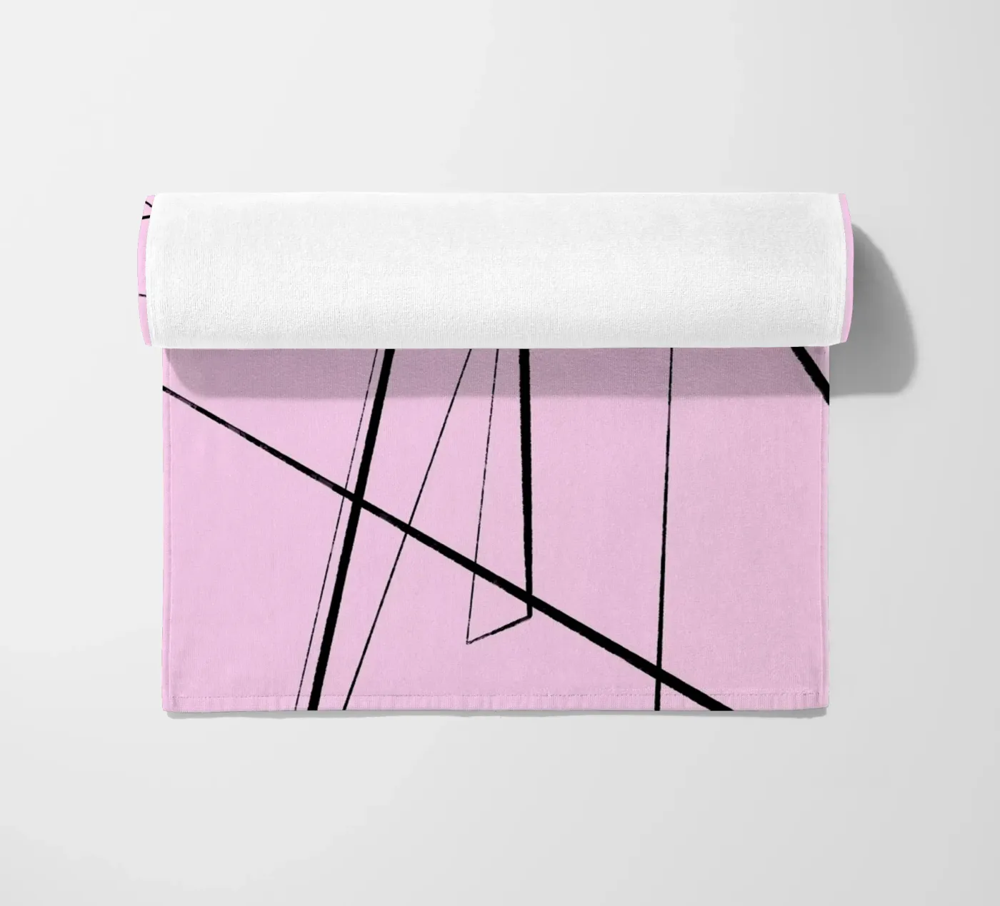 Angular Lines No 4 Strandtuch von treechild