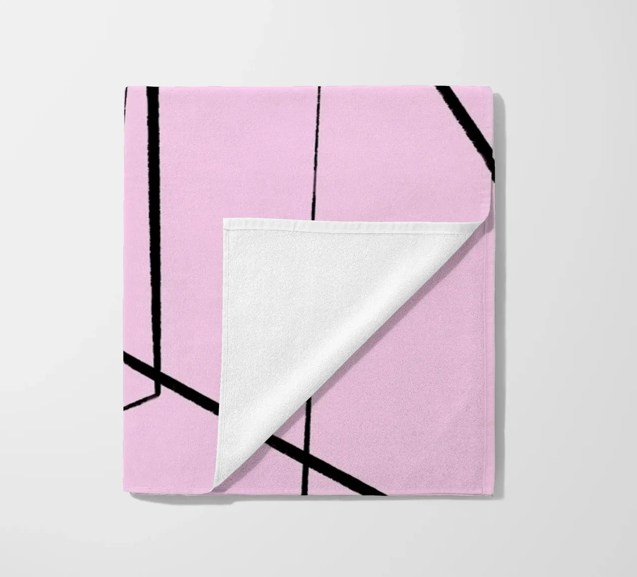 Angular Lines No 4 serviette de plage de treechild